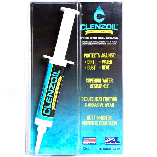 CLENZOIL Marine & Tackle Synthetic Reel Grease Syringe – Crook and