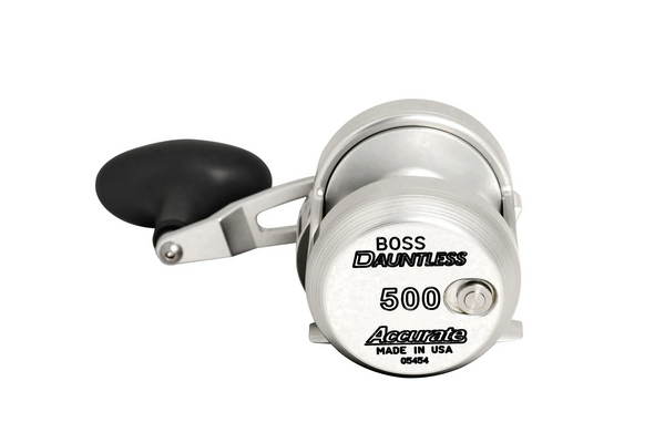 Accurate DX2-600-S Dauntless 2-Speed Conventional Reel - Silver