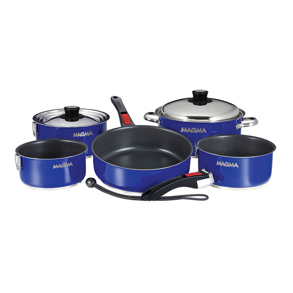 Magma Products 10-Piece Gourmet Nesting Cookware Set: Small-Space Approved