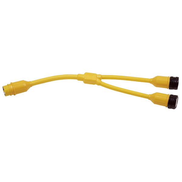 Yellow cable with y-seperation