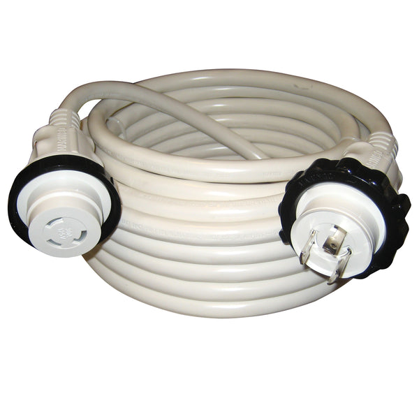 Coil of white cable.