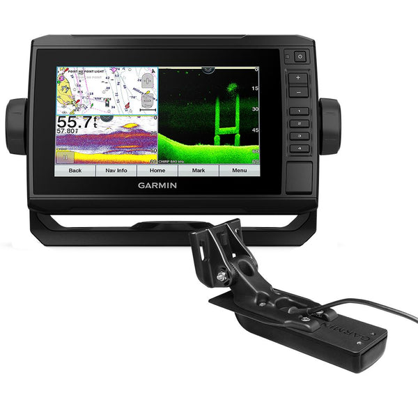 GARMIN ECHOMAP UHD 74cv Chartplotter/Sounder Combo with GT24UHD Transducer