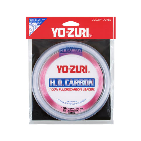 YO-ZURI HD Disappearing Pink Carbon Leader