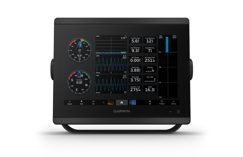 GPSMAP 8610 front view