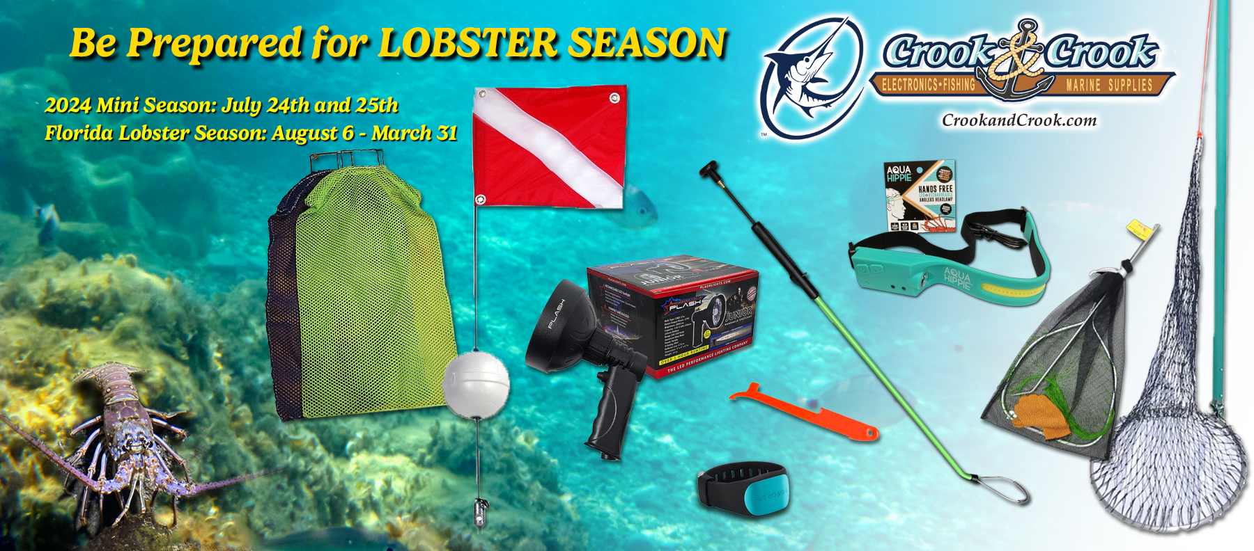 lobster season banner