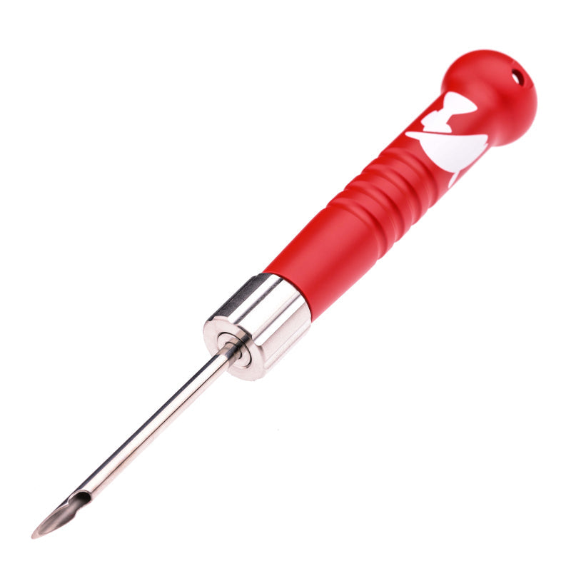 Fish Tagging Tool with red grip and stainless steel needle