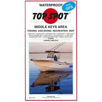 Top Spot N-208 Middle Key Area Chart – Crook and Crook Fishing
