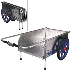 Large matal folding dock cart