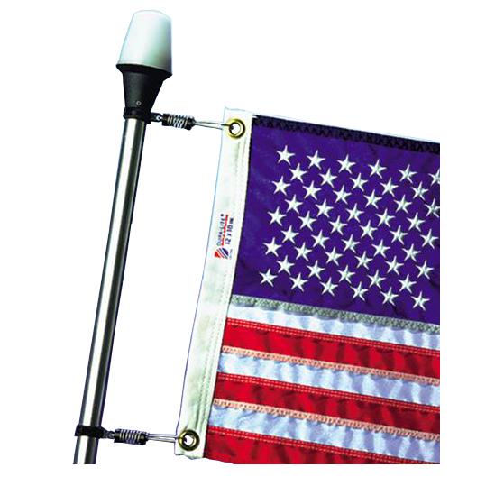 DU-BRO Stern Light / Flag Pole Flag Clips – Crook and Crook Fishing,  Electronics, and Marine Supplies