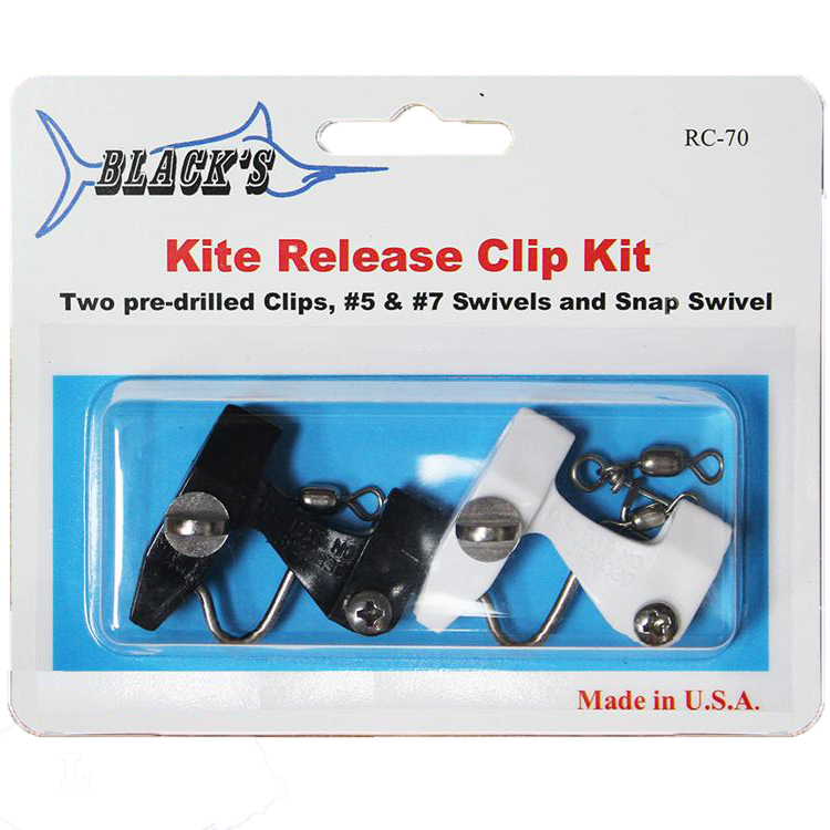 Black's Marine Kite Release 2-Clip Kit – Crook and Crook Fishing,  Electronics, and Marine Supplies