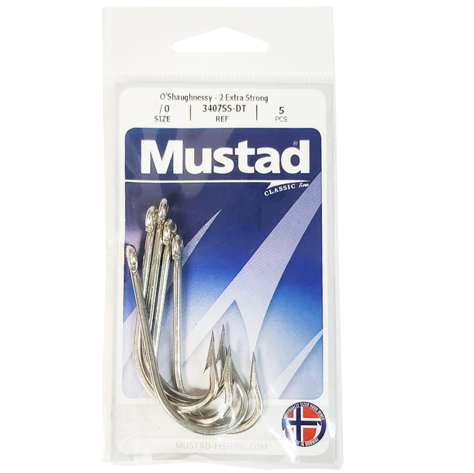  Mustad O'Shaughnessy 2 Extra Strong, Forged - Duratin