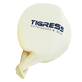 Tigress White Helium Ballons