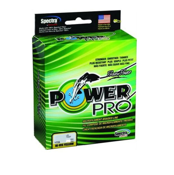 POWER PRO 15LB. X 150 YD.YELLOW – Crook and Crook Fishing, Electronics, and  Marine Supplies