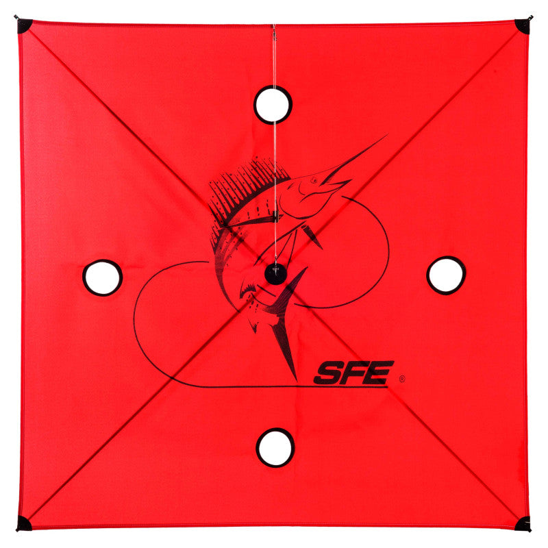 SFE 5-25 MPH 4 Hole Ultimate Kite - Red – Crook and Crook Fishing,  Electronics, and Marine Supplies